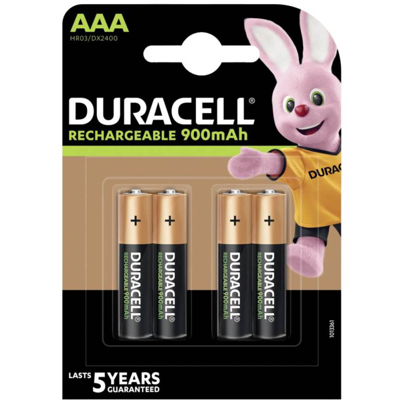 Duracell Rechargeable 900mAh 4er Pack
