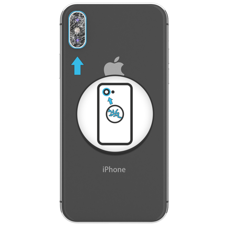 iPhone X - Kameraglas