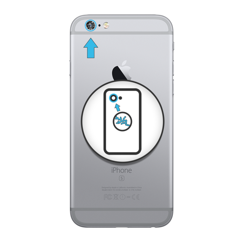 iPhone 6S Plus - Kameraglas Reparatur