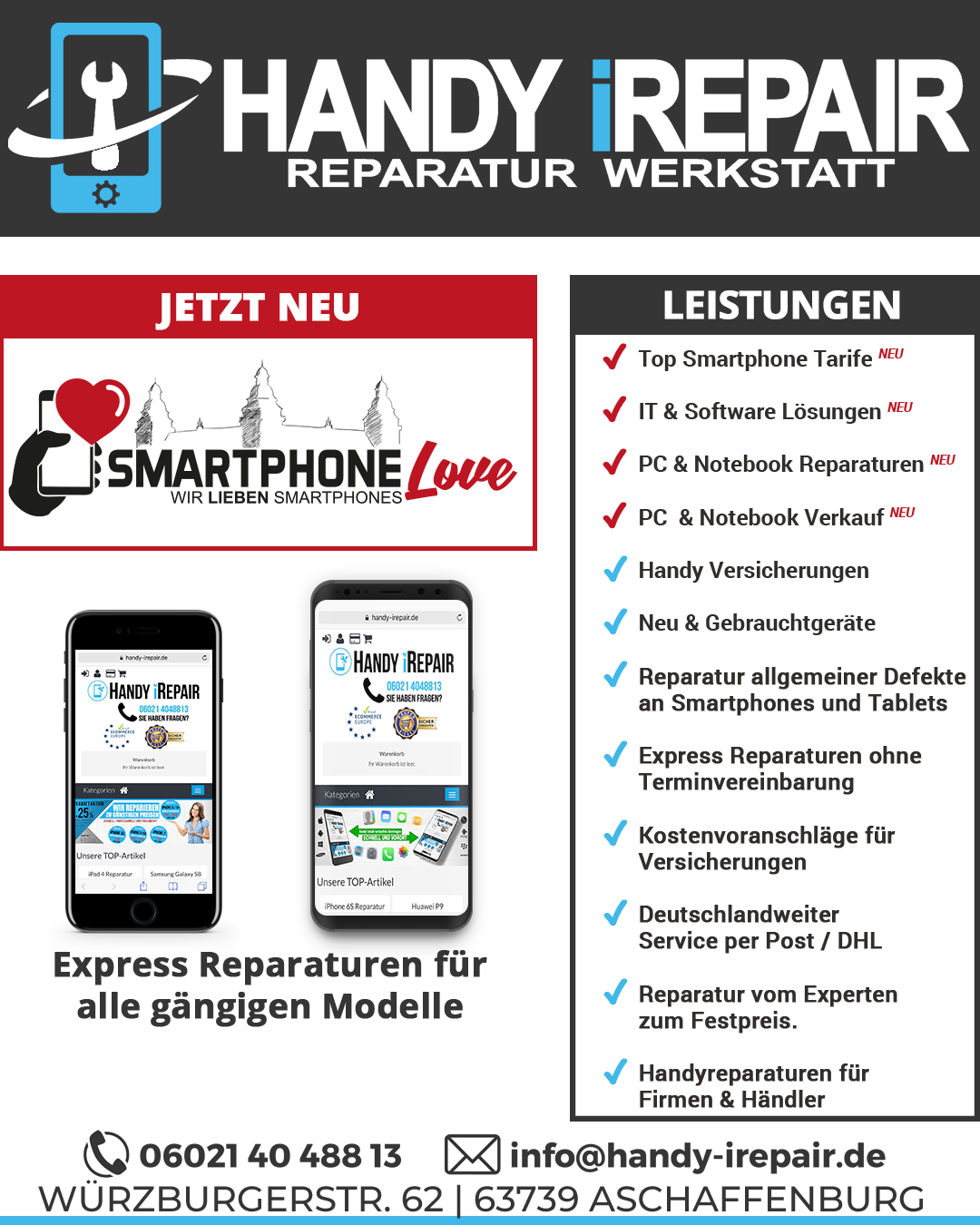 Händlerbund Mitglied Handy iRepair - Smartphone Service Aschaffenburg