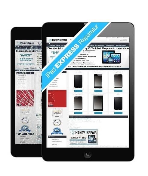 iPad Tablet Touchscreen, Display & Glas Express Reparatur