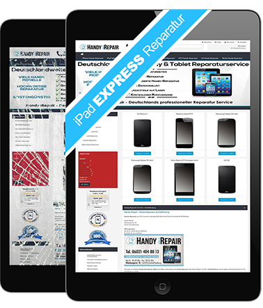 iPad Tablet Touchscreen, Display & Glas Express Reparatur
